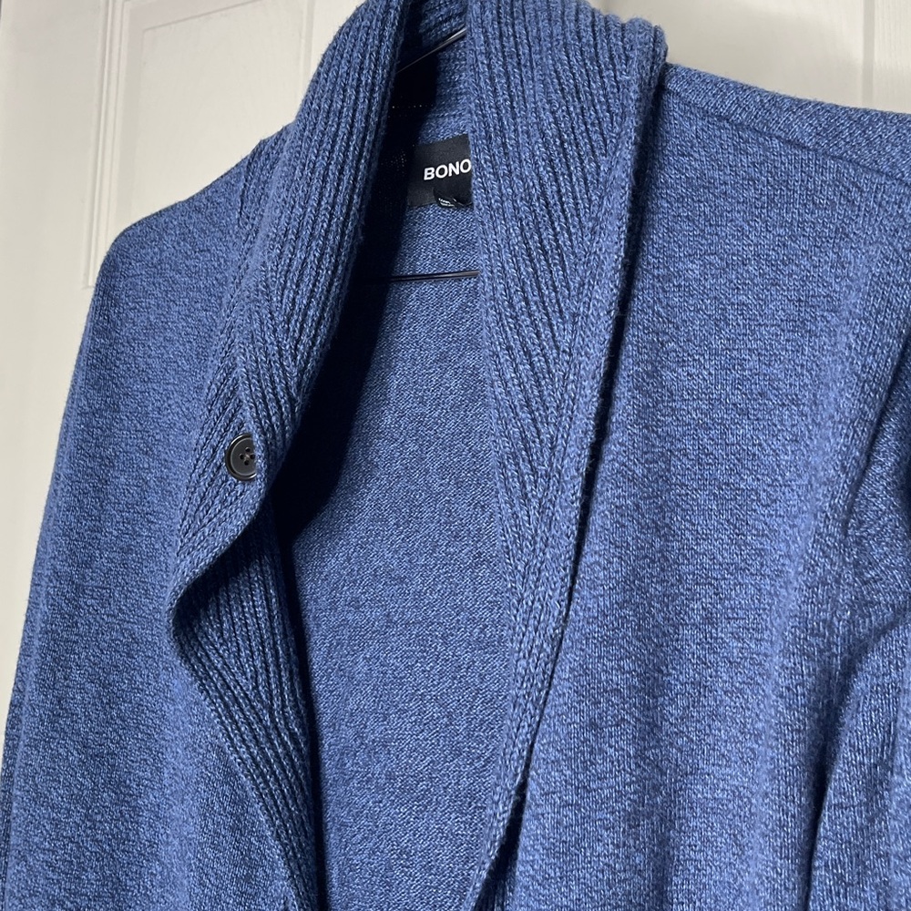 Bonobos Donegal Shawl Cardigan Men's Grandpa Cardigan Size M Slim - Picture 3 of 10